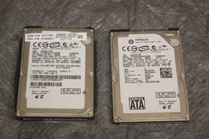 lot 98 image: TOTAL OF 2 HITACHI HARD DRIVE 160 GB & 60 GB