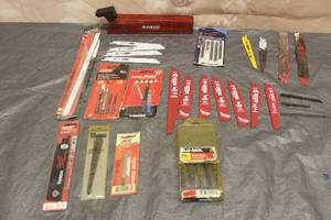 lot 153 image: LOT OF ASSORTED JIGSAW, SAWZALL AND OTHER BLADES