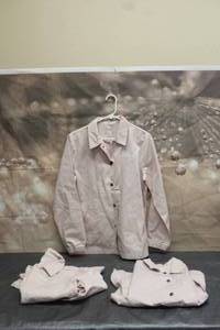lot 171 image: 3 PINK DICKIES 67 COLLECTION JACKETS SIZE M