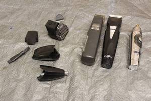 lot 98 image: TOTAL OF 3 ASSORTED BRAND TRIMMERS - PHILIPS NORELCO ,WAHL,REMINGTON