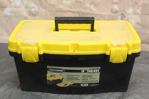 lot 101 image: VOYAGER 19 TOOL BOX WITH CONTENTS SEE PICS