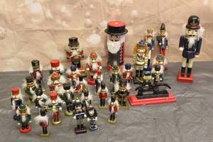 lot 112 image: TOTAL OF 30 ASSORTED NUTCRACKERS  SEE PICS