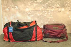 lot 145 image: VINTAGE PIERRE CARDIN TRAVEL BAG & PORT AUTHORITY DUFFLE BAG