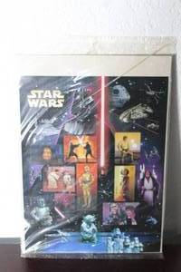 lot 171 image: 2007 USPS STAR WARS COLLECTIBLE SHEET OF FIFTEEN 41 CENT POSTAGE STAMP SHEET No. 570140