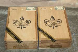 lot 19 image: TOTAL OF 2  TATUAJE RESERVA BROADLEAF WOOD CIGAR BOX, MADE IN NICARAGUA