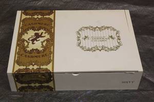 lot 8 image: EASTERN CARRERAS CASHMERE SIXTY WOODEN CIGAR BOX ,MADE IN NICARAGUA