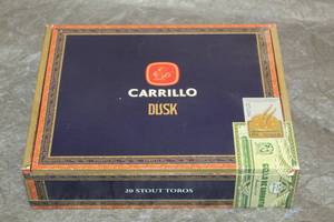 lot 24 image: CARRILLO DUSK WOOD CIGAR BOX, MADE IN DOMINICAN REPUBLIC