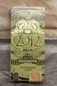 lot 67 image: 2012 BARBER POLE BY OSCAR VALLADARES WOOD CIGAR BOX , MADE IN HONDURAS