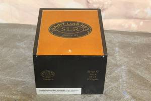 lot 76 image: ST. LUIS REY SERIE G N0.6 WOOD CIGAR BOX , MADE IN HONDURAS