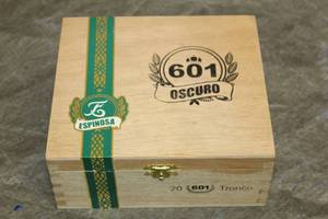 lot 89 image: ESPINOSA 601 OSCURO TRONCO WOOD CIGAR BOX, MADE IN SAN LOTANO