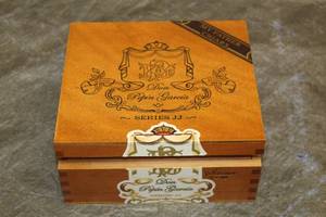 lot 99 image: MY FATHER DON PEPIN GARCIA SERIE JJ WOOD CIGAR BOX, MADE IN MIAMI