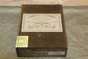 lot 119 image: KRISTOFF HABANO LANCERO WOOD CIGAR BOX MADE IN DOMINICAN REPUBLIC