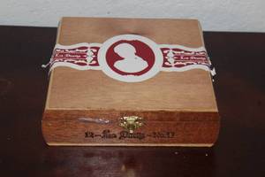 lot 161 image: MY FATHER LA DUENA TORO GORDO NO. 13 WOOD CIGAR BOX MADE IN NICARAGUA