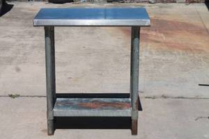 lot 30 image: BK RESOURCES STAINLESS STEEL&nbsp TWO TIER PREP WORK&nbsp TABLE , 30L X 18X 34 12 H&nbsp