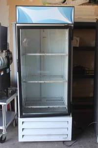lot 58 image: DELFIELD DMER-17-G COMMERCIAL GLASS DOOR&nbsp REFRIGERATOR , TESTED &amp WORK&nbsp