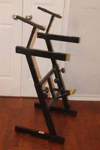 lot 12 image: PROLINE PL700Z FOLDING Z  ADJUSTABLE HEIGHT KEYBOARD STAND