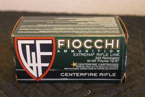 lot 24 image: FIOCCHI AMMUNITION EXTREMA RIFLE LINE 223 REMINGTON 50 GR POLYMER TIP BT CENTERFIRE RIFLE CARTRIDGES