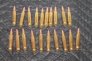 lot 28 image: TOTAL OF 20 ,  223 RIFLE CARTRIDGES