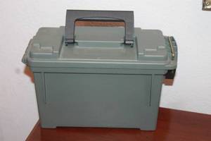 lot 46 image: PLANO MOLDING CO. AMMO STORAGE CASE BOX  1312