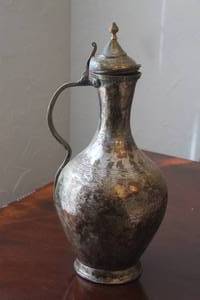 lot 142 image: VINTAGE TALL 21 TURKISH OTTOMAN ERA  WATER JUG