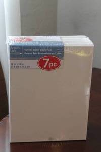 lot 177 image: ARTIST LOFT 7PC CANVAS R VALUE PACK , 11 X 14