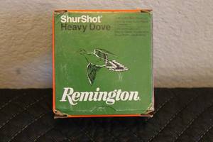 lot 26 image: REMINGTON SHURSHOT HEAVY DOVE 20 PLASTIC SHOTSHELLS