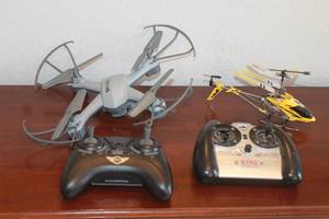 lot 228 image: TOTAL OF 2 DRONES  SKY RIDER  & S107  SEE PICS