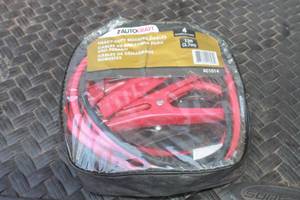 lot 316 image: AUTO CRAFT HEAVY DUTY BOOSTER JUMP START CABLES WITH CARRY BAG