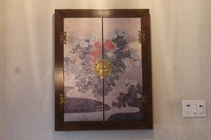 lot 24 image: ANTIQUE JAPANESE BABINT DOORS MIRROR , 31 12  X 27 12