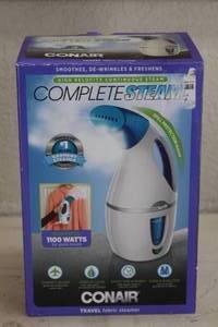 lot 148 image: CONAIR TRAVEL COMPLETE FABRIC STEAMER