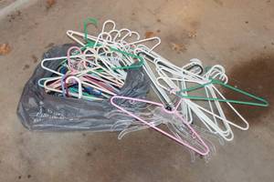 lot 186 image: LOT OF HANGERS  SEE PICS