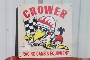 lot 41 image: CROWER RACING CAMS & EQUIPMENT CR002 METAL WALL SIGN , 11 58 X 11 58