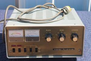 lot 56 image: YAESU FL-2100B LINEAR AMPLIFIER  , MADE IN JAPAN