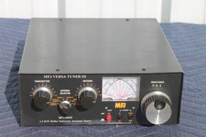 lot 92 image: MFJ VERSA TUNER III ,MFJ-962D  1.5 KW ROLLER INDUCTOR ANTENNA TUNER