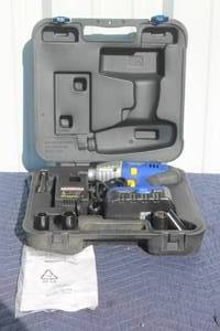 lot 93 image: GOODYEAR 24V CORDLESS IMPACT WRENCH 33609 , WITH CARRY CASE