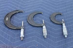 lot 126 image: TOTAL OF 3  MICROMETERS  STARRETTE CENTRAL TOOL