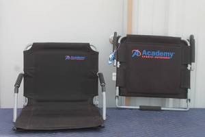 lot 142 image: TOTAL OF 2 ACADEMY FOLDING STADIUM SEATS