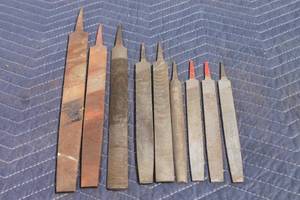 lot 148 image: TOTAL OF 9 HEAVY DUTY ASSORTED BRANDSIZE FILES , 10 - 17  SEE PICS