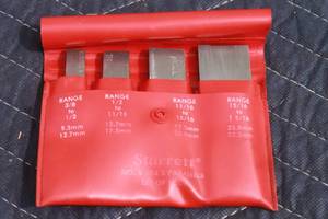 lot 150 image: STARRETT  S154S PARRALLELS SET OF FOUR IN ORIGINAL CASE  SEE PICS