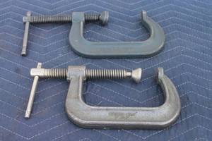 lot 202 image: TOTAL OF 2 C CLAMPS 404 , DROP FORGED & HARGRAVE