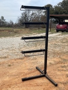 lot 235 image: THREE TIER PORTABLE SADDLE RACK