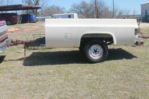 lot 286 image: CHEVROLET TRUCK BED TRAILER  SEE PICS