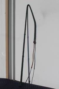 lot 57 image: VINTAGE BRAIDED COWBULLHORSE WHIP&nbsp