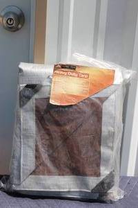 lot 110 image: OZARK TRAIL HEAVY DUTY TARP T1002,&nbsp 9FT X 12FT&nbsp