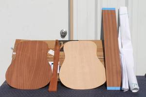 lot 130 image: STEWART - MAC DONALD HERRINGBONE&nbsp DIY ACOUSTIC GUITAR MAKING KIT&nbsp
