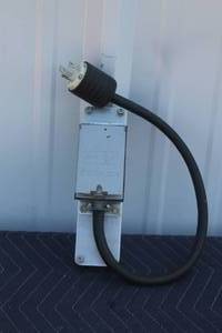 lot 153 image: TRAVEL TRAILER RED DOT JOB SITE SAFETY SWITCH EXTENSION CORD RECEPTACLE OUTLET&nbsp 30A&nbsp 125V&nbsp