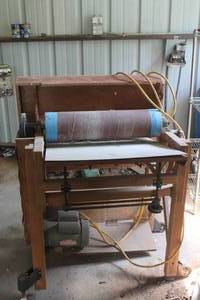 lot 172 image: DRUM SANDER ON WHEELS&nbsp