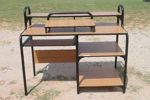 lot 196 image: MCM WOODMETAL DESK, 4FT X 23 X41H&nbsp