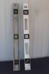 lot 224 image: TOTAL OF 2 ALUMINUM LEVELS , JOHNSON &amp STANLEY&nbsp