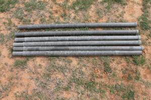 lot 284 image: TOTAL OF 6 MILITARY SURPLUS 4FT ANTENNA MAST TOWER FIBERGLASS POLES&nbsp